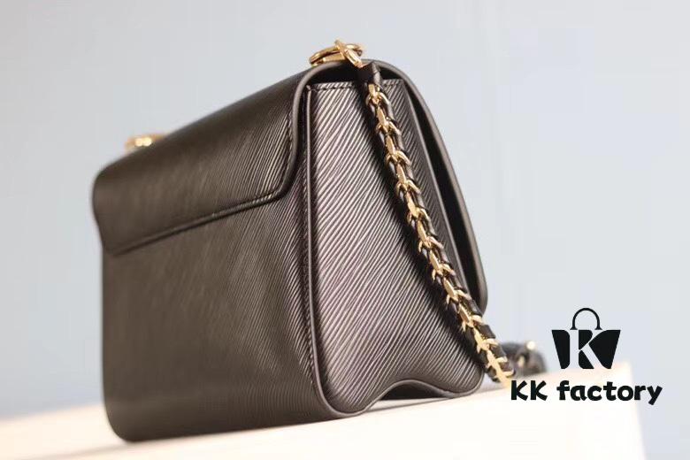 693080746e68136f4d9a784e 2021 Spring New Arrival Witness Twist Medium Handbag Upgrade: Epi Grained Leather with Matte Shine LV Twist Lock, Soft Leather and Metal Chain Combine for Refined Texture, Adjustable Leather Shoulder Pad for Comfortable Carry