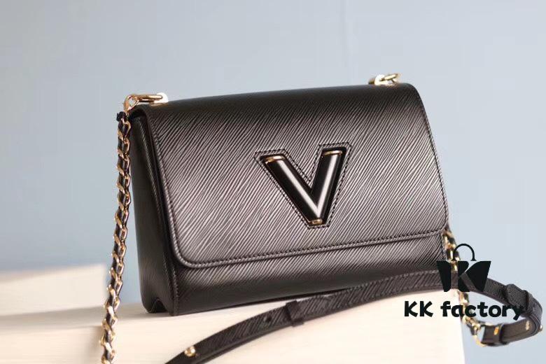 693080756e68136f4d9a7850 2021 Spring New Arrival Witness Twist Medium Handbag Upgrade: Epi Grained Leather with Matte Shine LV Twist Lock, Soft Leather and Metal Chain Combine for Refined Texture, Adjustable Leather Shoulder Pad for Comfortable Carry