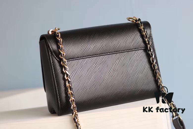 693080766e68136f4d9a7851 2021 Spring New Arrival Witness Twist Medium Handbag Upgrade: Epi Grained Leather with Matte Shine LV Twist Lock, Soft Leather and Metal Chain Combine for Refined Texture, Adjustable Leather Shoulder Pad for Comfortable Carry
