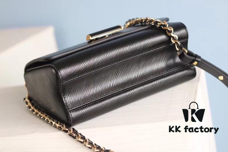 693080766e68136f4d9a7852 2021 Spring New Arrival Witness Twist Medium Handbag Upgrade: Epi Grained Leather with Matte Shine LV Twist Lock, Soft Leather and Metal Chain Combine for Refined Texture, Adjustable Leather Shoulder Pad for Comfortable Carry