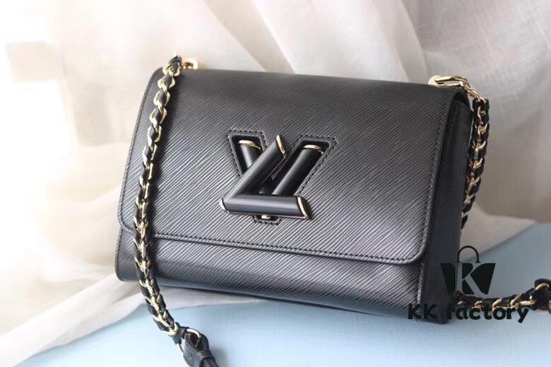 693080776e68136f4d9a7854 2021 Spring New Arrival Witness Twist Medium Handbag Upgrade: Epi Grained Leather with Matte Shine LV Twist Lock, Soft Leather and Metal Chain Combine for Refined Texture, Adjustable Leather Shoulder Pad for Comfortable Carry
