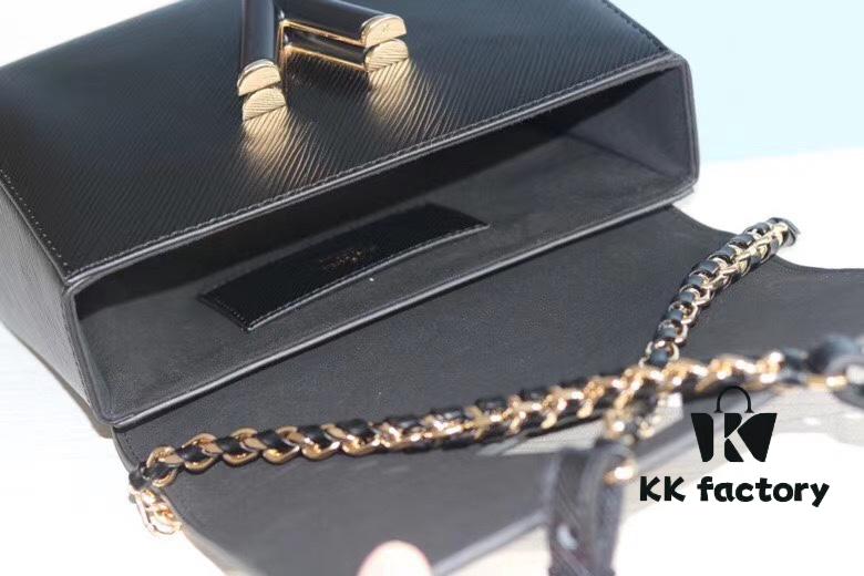 693080776e68136f4d9a7855 2021 Spring New Arrival Witness Twist Medium Handbag Upgrade: Epi Grained Leather with Matte Shine LV Twist Lock, Soft Leather and Metal Chain Combine for Refined Texture, Adjustable Leather Shoulder Pad for Comfortable Carry