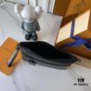 6930807b6e68136f4d9a785b Upgraded 160 M69837 M40504 M40505 Black Full Leather Clutch iPad Case