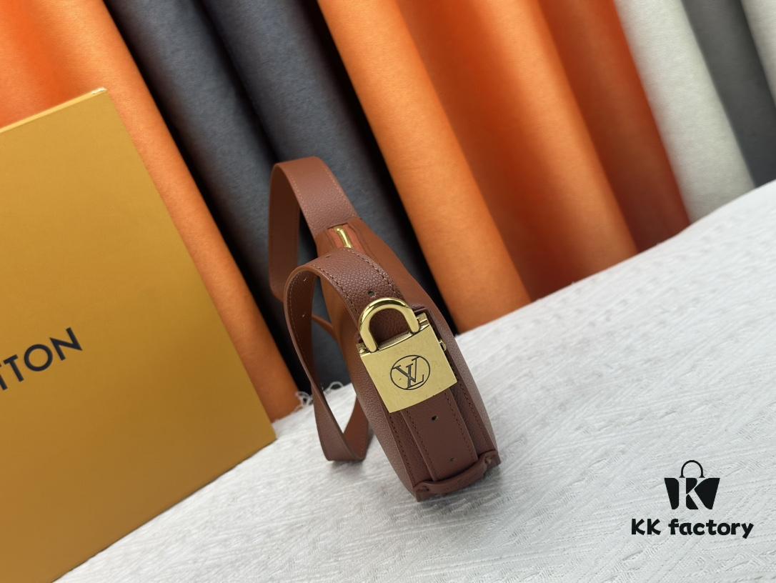 693080946e68136f4d9a7898 Low Key Bumbag in Soft Smooth Calfskin with LV Engraved Padlock and Suede Lining
