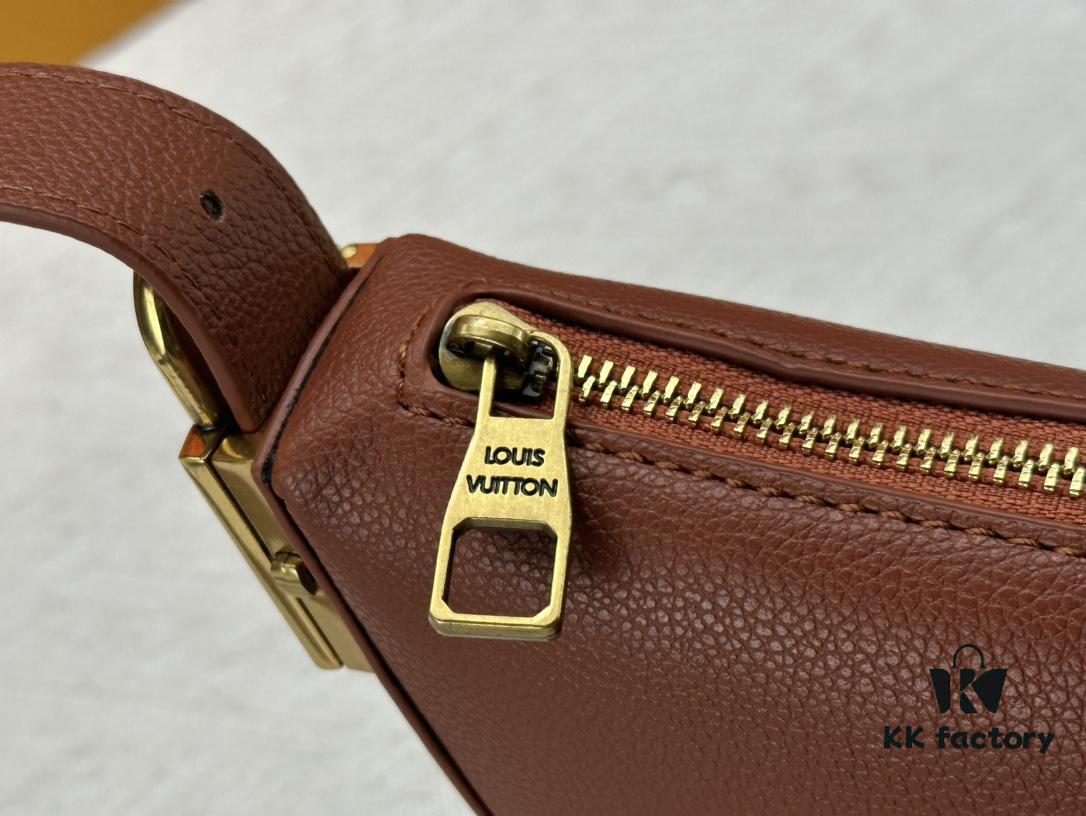 693080956e68136f4d9a789b Low Key Bumbag in Soft Smooth Calfskin with LV Engraved Padlock and Suede Lining