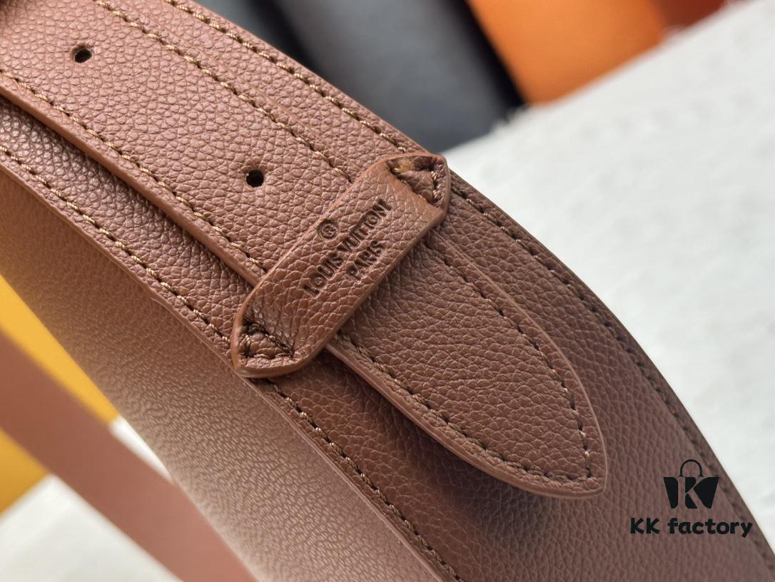 693080956e68136f4d9a789c Low Key Bumbag in Soft Smooth Calfskin with LV Engraved Padlock and Suede Lining