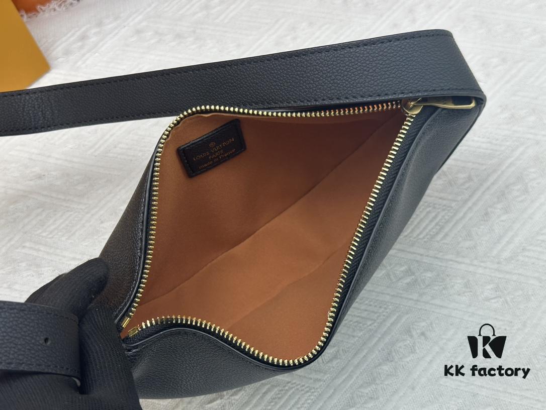 693080996e68136f4d9a78a6 Low Key Bumbag M83546 M11429 - A Modern Minimalist Design in Exceptionally Soft and Smooth Calfskin with Refined Details
