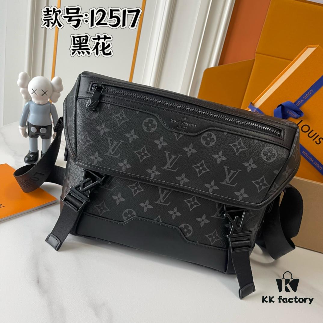 6930809e6e68136f4d9a78b1 Upgraded Version 210 M25121 M12517 Latest Voyager Small Messenger Bag Crafted from Monogram Shadow Cowhide Leather