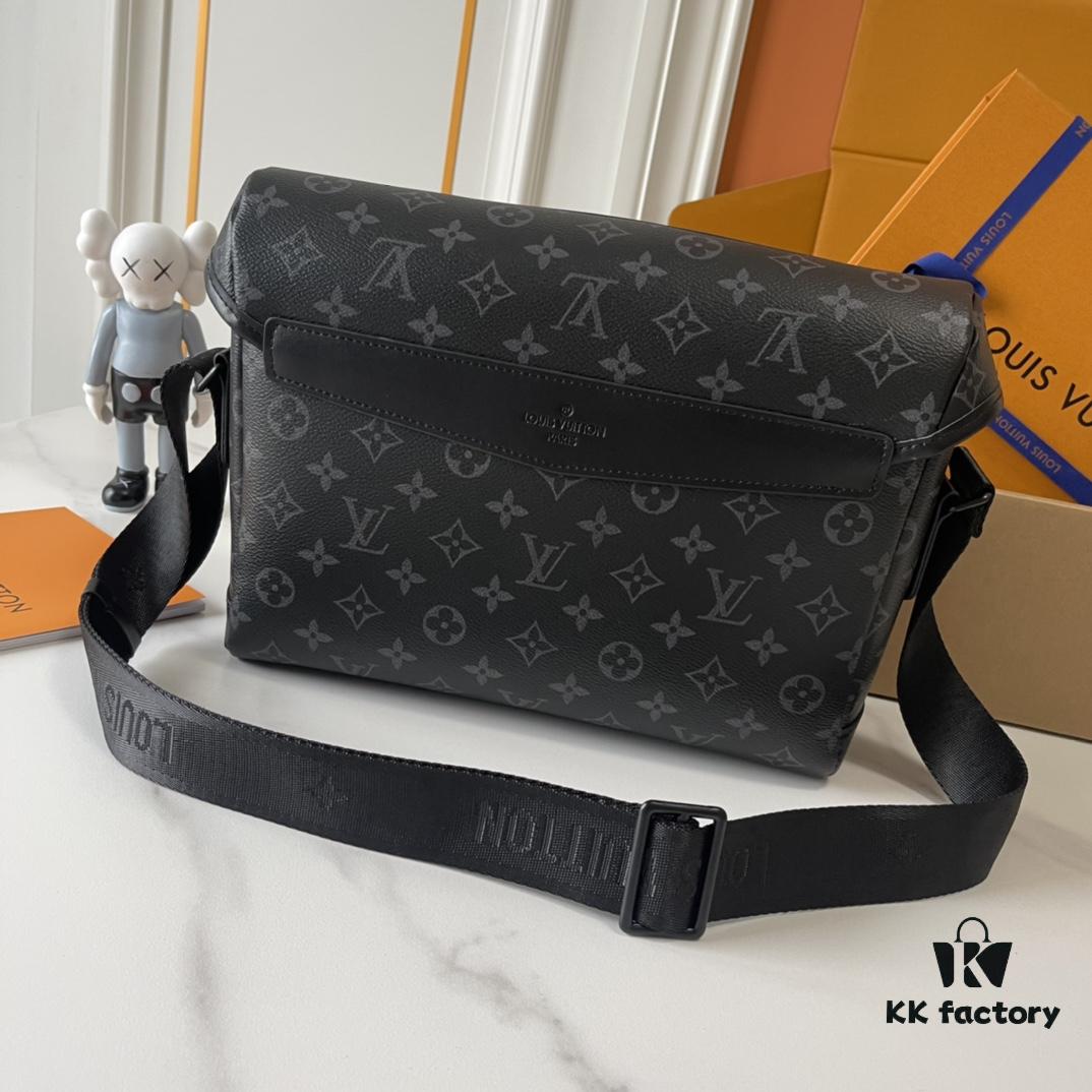 6930809e6e68136f4d9a78b2 Upgraded Version 210 M25121 M12517 Latest Voyager Small Messenger Bag Crafted from Monogram Shadow Cowhide Leather