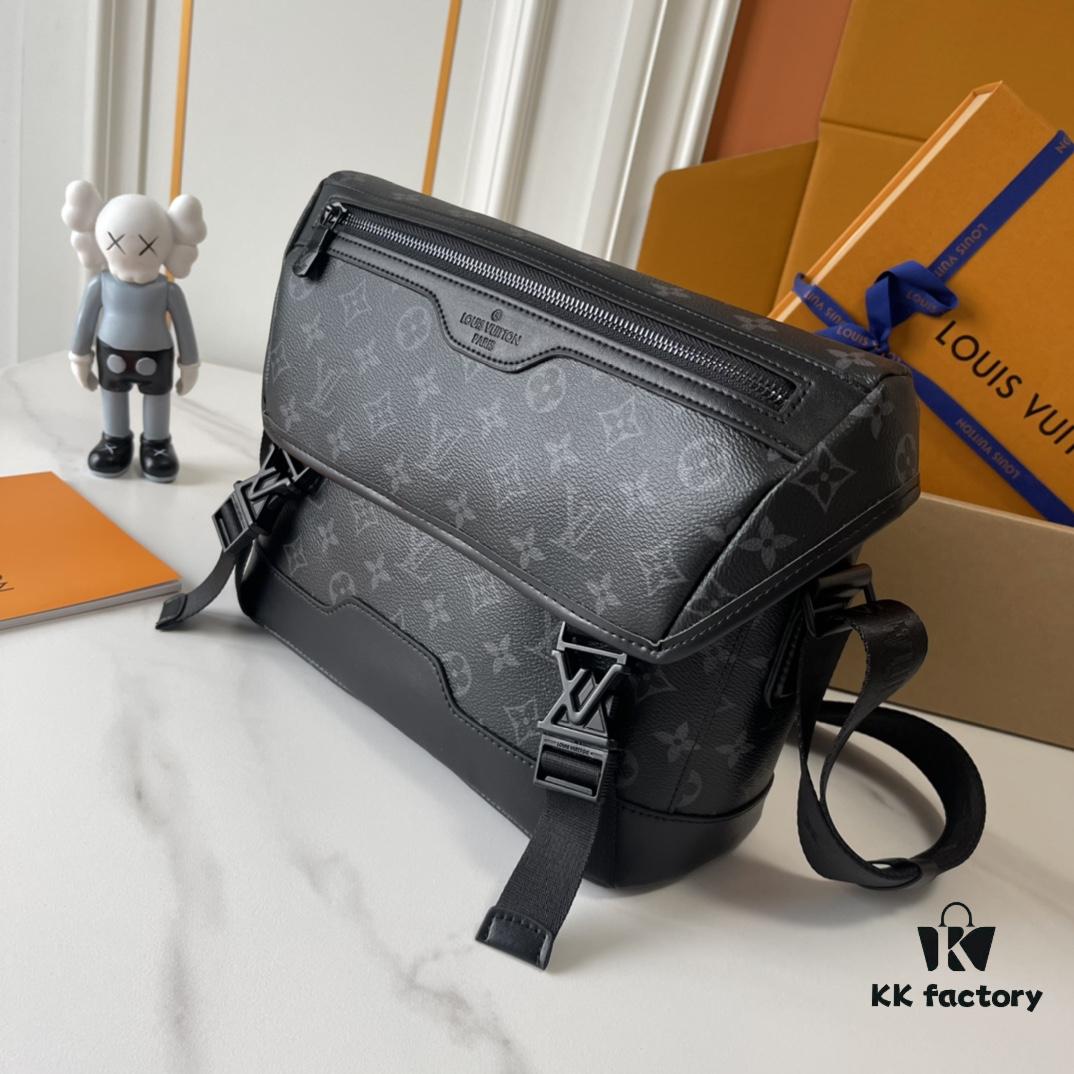 693080a06e68136f4d9a78b4 Upgraded Version 210 M25121 M12517 Latest Voyager Small Messenger Bag Crafted from Monogram Shadow Cowhide Leather