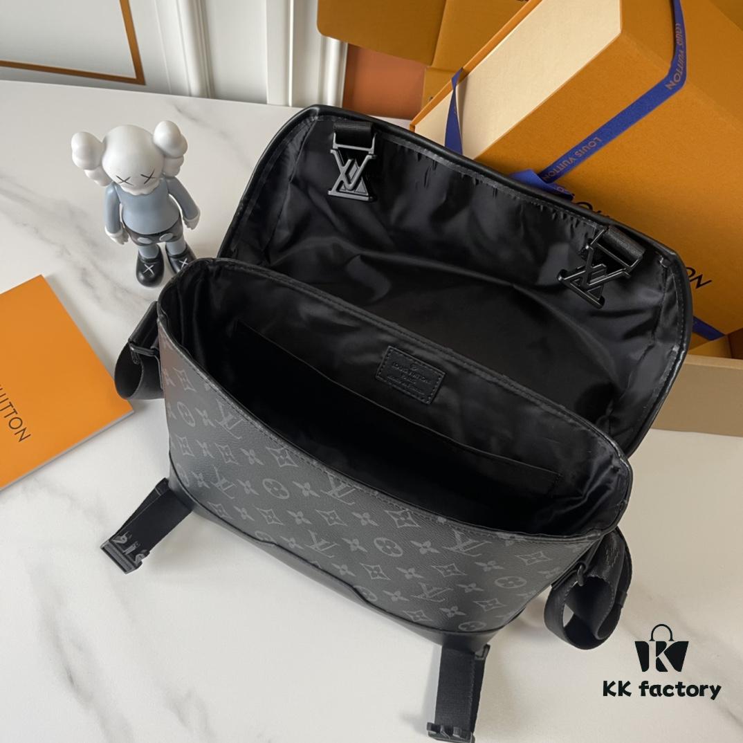 693080a16e68136f4d9a78b8 Upgraded Version 210 M25121 M12517 Latest Voyager Small Messenger Bag Crafted from Monogram Shadow Cowhide Leather