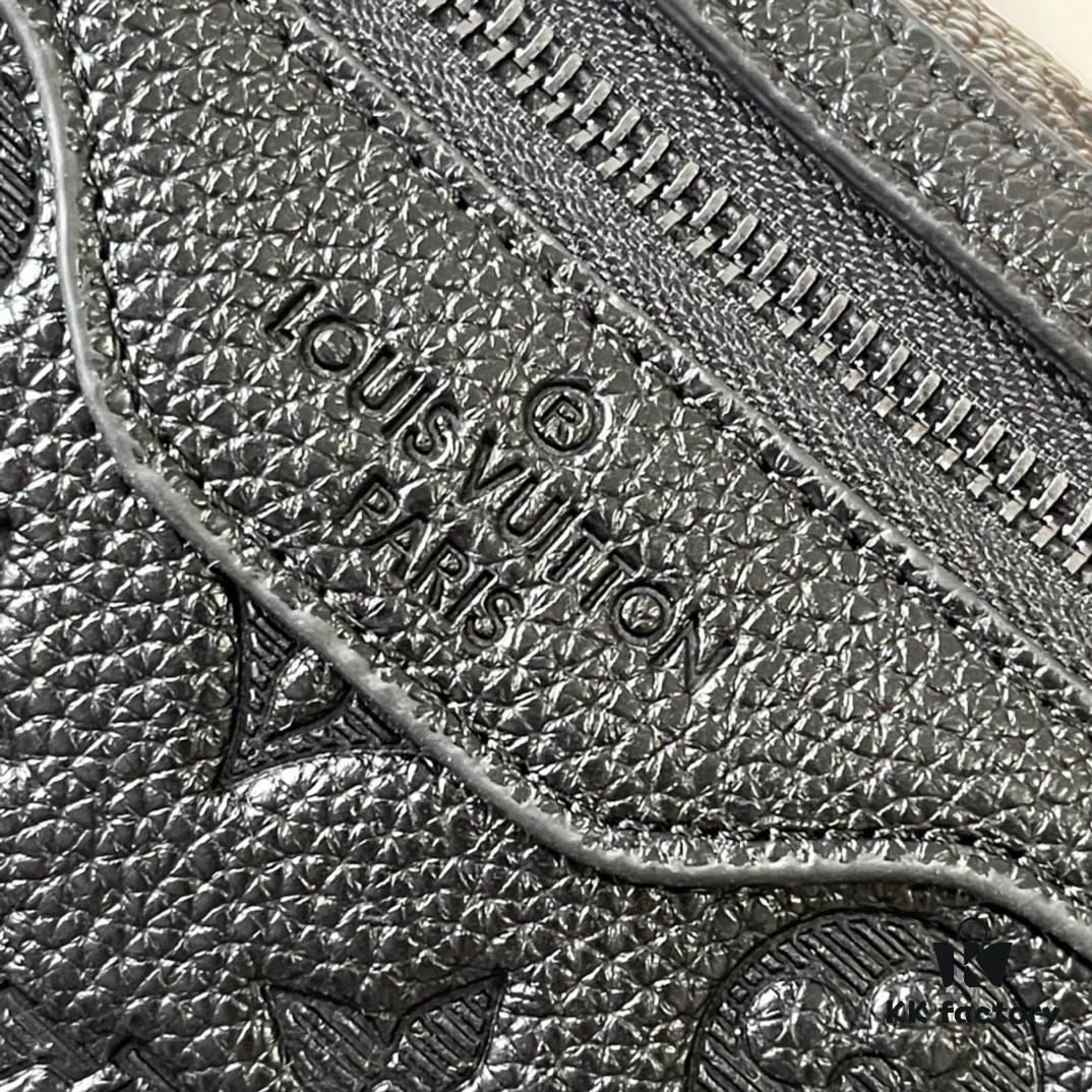 693080a56e68136f4d9a78c0 Upgraded 210 M25121 M12517 Latest Voyager Small Satchel Bag in Monogram Shadow Cowhide Leather