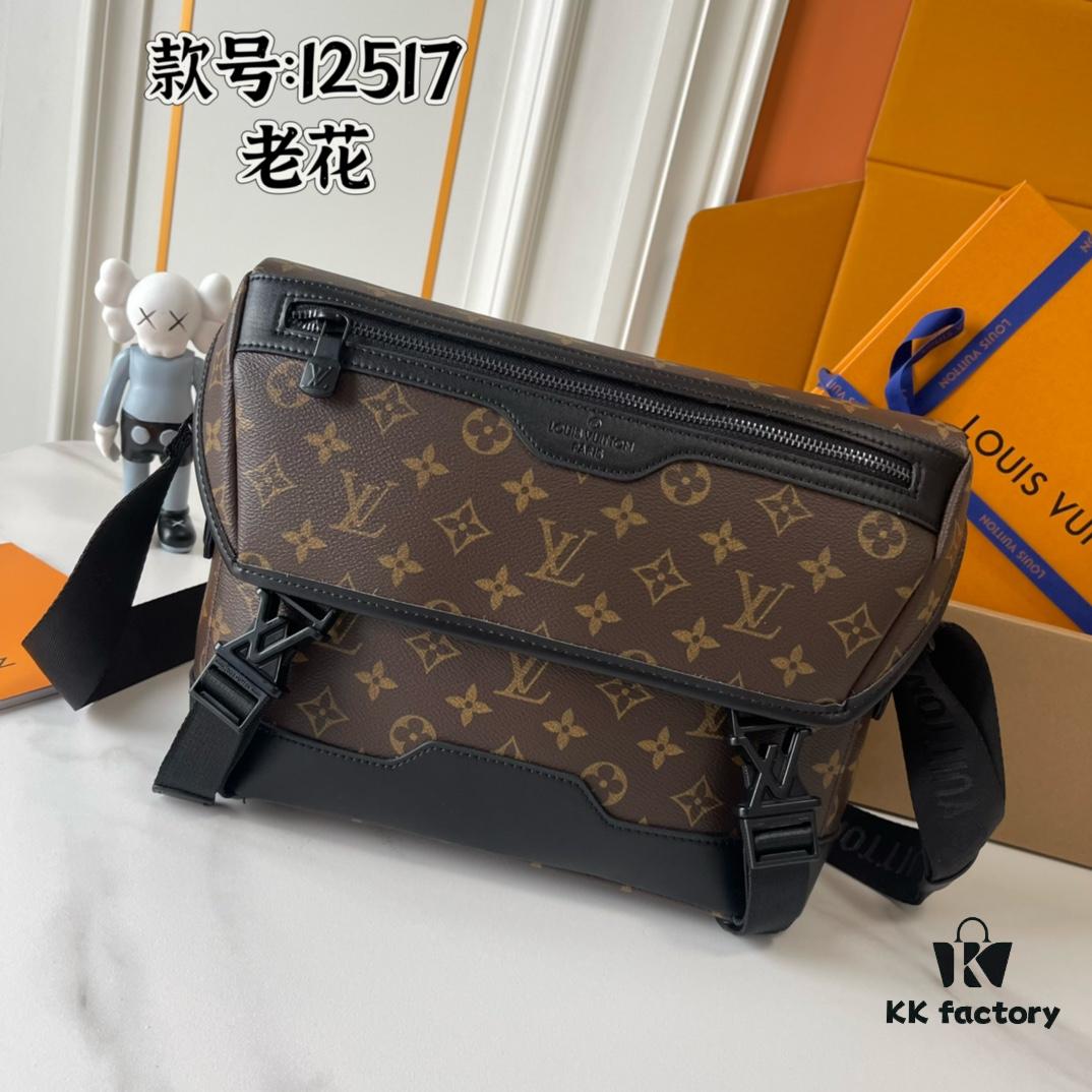 693080a56e68136f4d9a78c1 Upgraded 210 M25121 M12517 Latest Voyager Small Satchel in Monogram Shadow Cowhide Leather