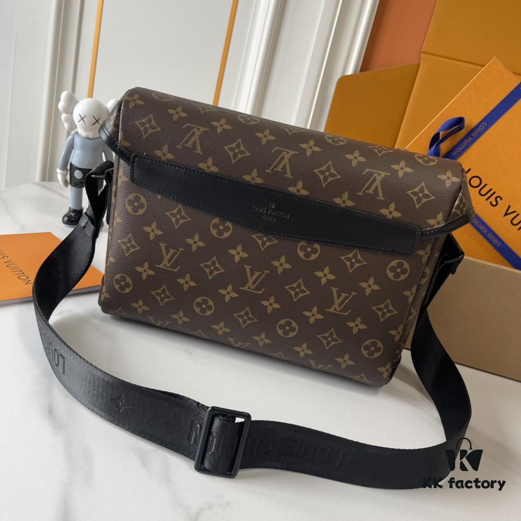 693080a76e68136f4d9a78c3 Upgraded 210 M25121 M12517 Latest Voyager Small Satchel in Monogram Shadow Cowhide Leather