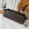 693080a76e68136f4d9a78c4 Upgraded 210 M25121 M12517 Latest Voyager Small Satchel in Monogram Shadow Cowhide Leather
