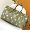 693080aa6e68136f4d9a78c7 M46670 Black M46671 Green Keepall Bandoulière 45 in Monogram Empreinte Embossed Leather