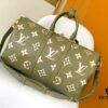 693080ab6e68136f4d9a78cc M46670 Black M46671 Green Keepall Bandoulière 45 in Monogram Empreinte Embossed Leather