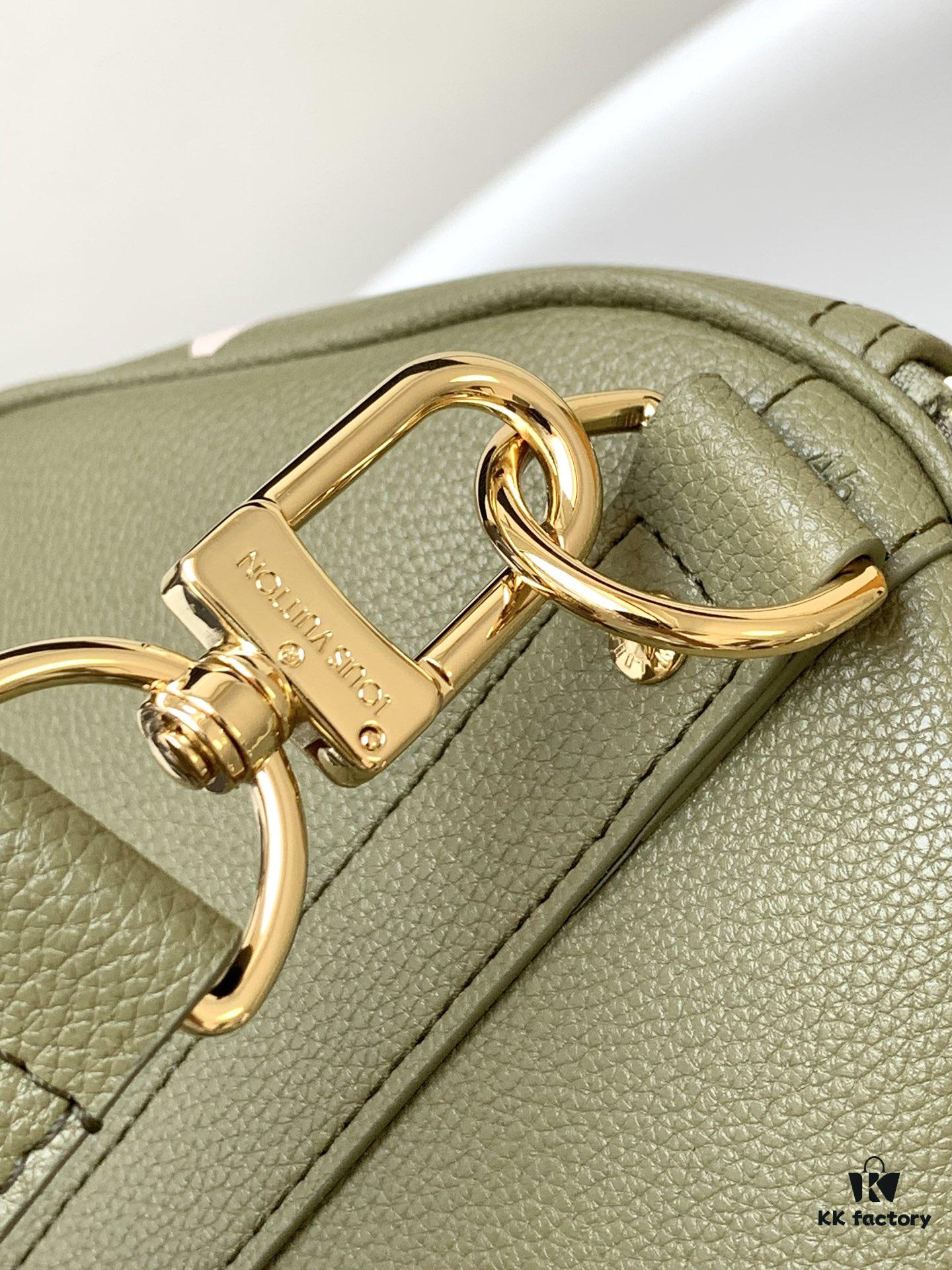 693080af6e68136f4d9a78d0 M46670 Black M46671 Green Keepall Bandoulière 45 in Monogram Empreinte Embossed Leather