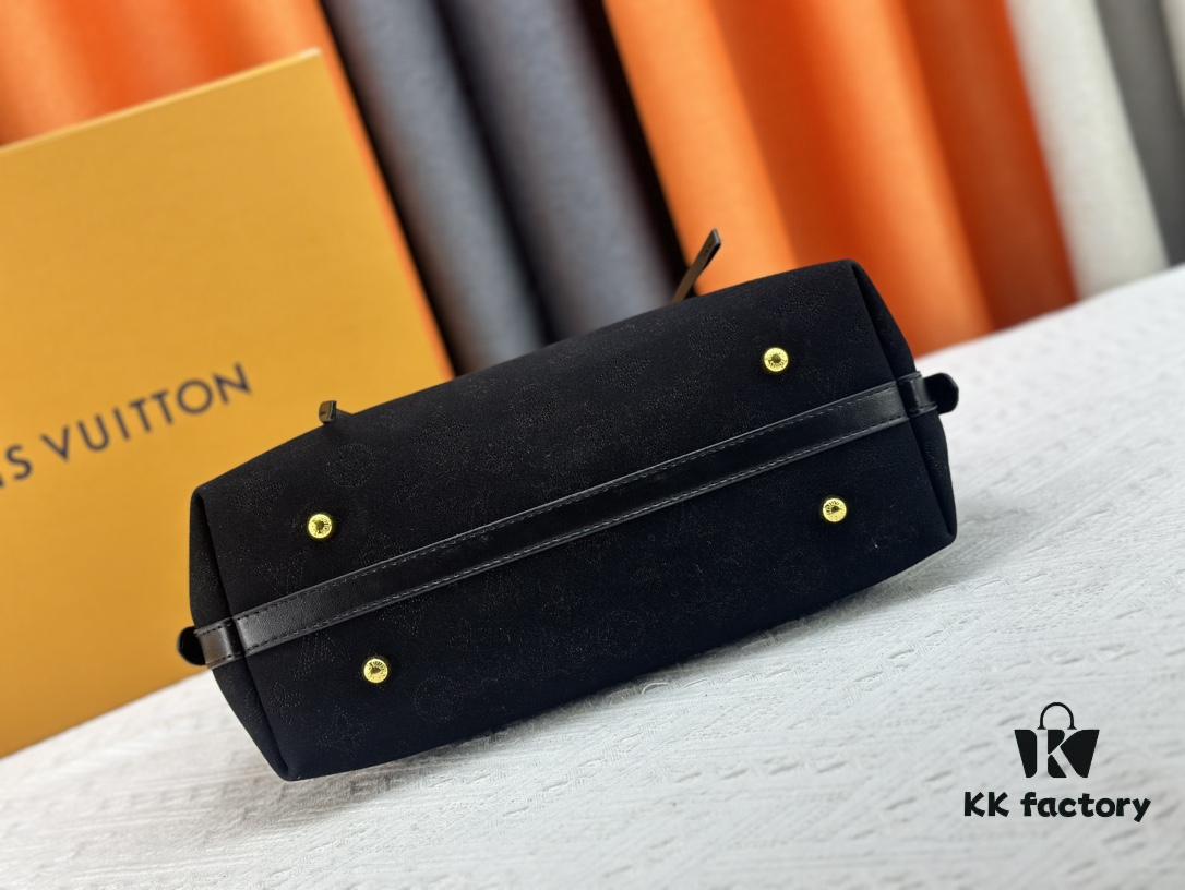 693080b86e68136f4d9a78e0 M11843 M46203 (Suede Leather with Digital Perforation Technique, Matched Pattern Construction) CarryAll Small Bag from LV Ski Collection