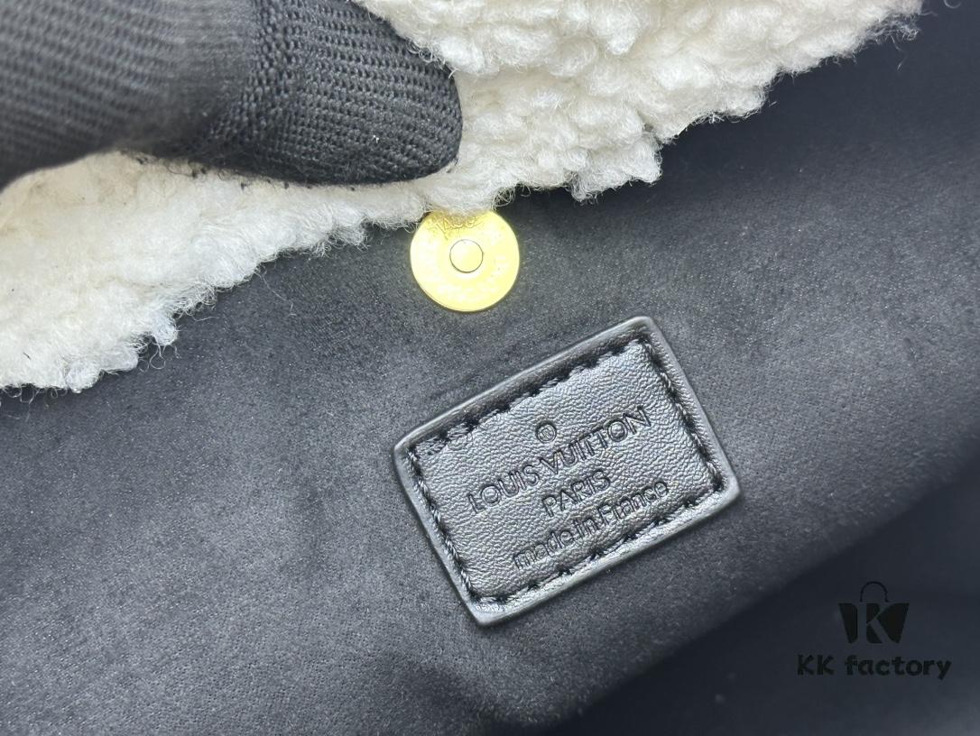 693080ba6e68136f4d9a78e1 M11843 M46203 (Suede Leather with Digital Perforation Technique, Matched Pattern Construction) CarryAll Small Bag from LV Ski Collection
