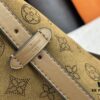 693080bf6e68136f4d9a78e9 M11843 M46203 (Suede Leather with Digital Perforation Technique, Aligned Pattern) CarryAll Small Bag