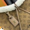 693080c06e68136f4d9a78eb M11843 M46203 (Suede Leather with Digital Perforation Technique, Aligned Pattern) CarryAll Small Bag