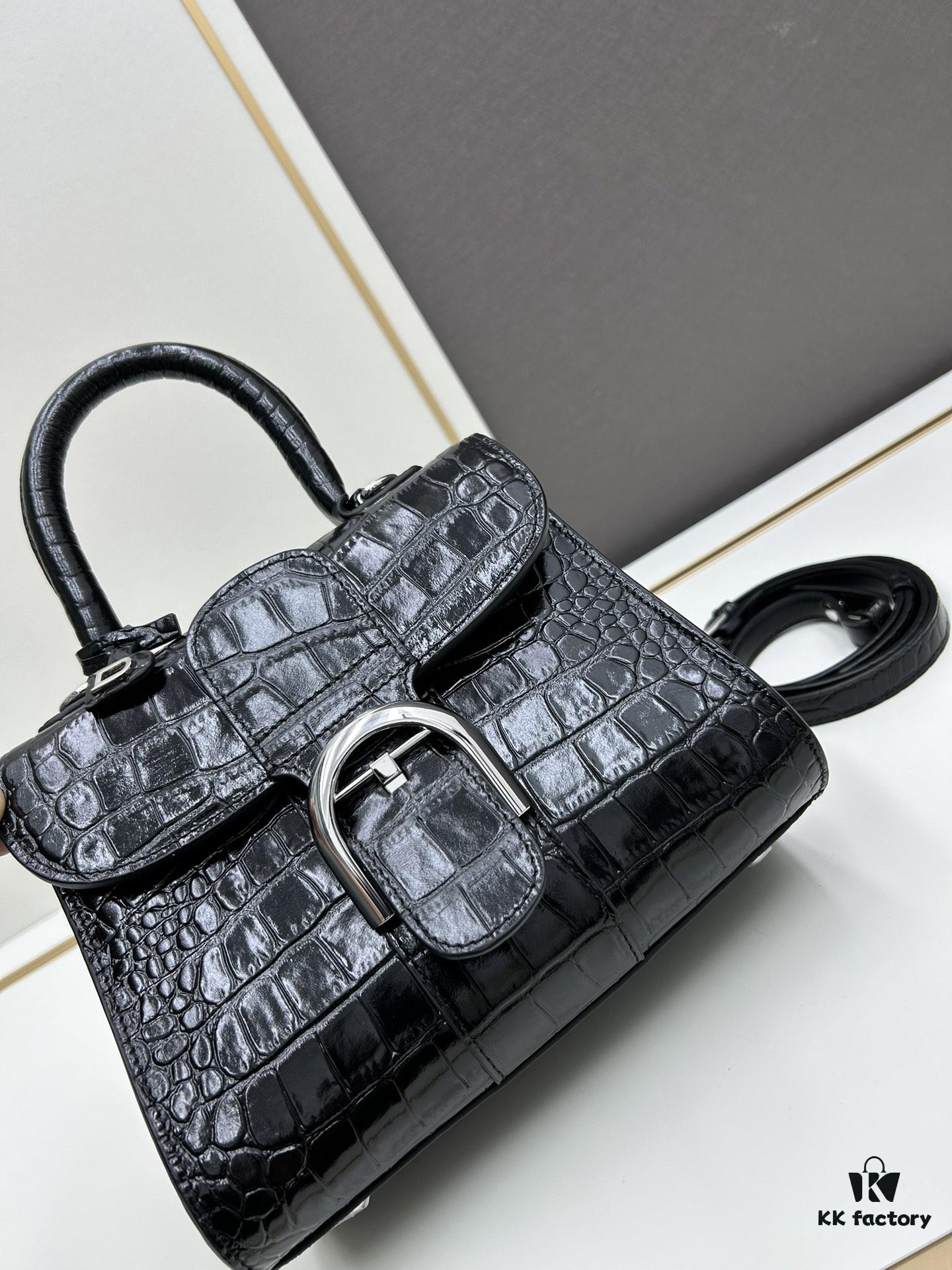 Luxuriously Unveiled 🔥 Crocodile-Embossed MM Size by Delvaux