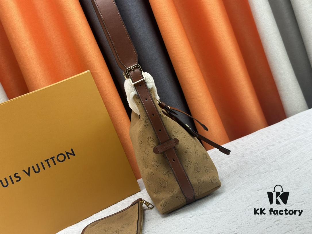 693080f46e68136f4d9a7948 M11843 M46203 (Suede Leather with Digital Perforation Technique) CarryAll Small Bag from LV Ski Collection