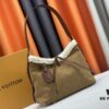 693080f56e68136f4d9a794a M11843 M46203 (Suede Leather with Digital Perforation Technique) CarryAll Small Bag from LV Ski Collection
