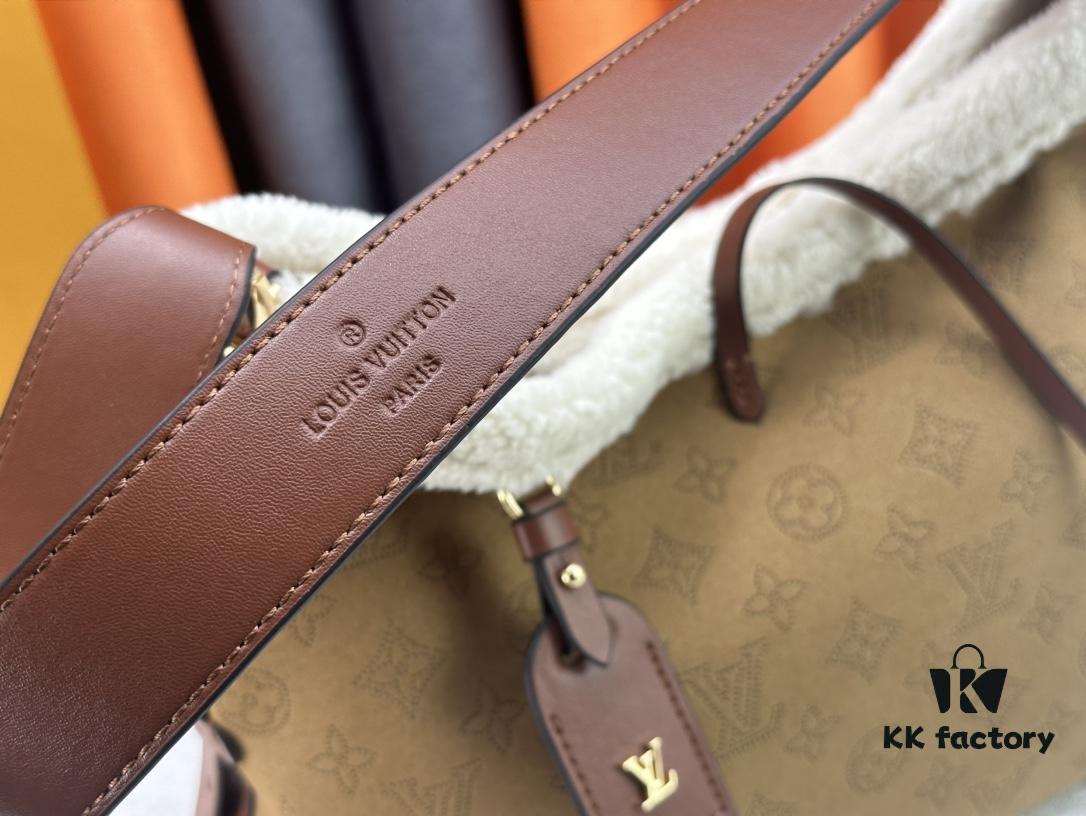 693080f66e68136f4d9a794e M11843 M46203 (Suede Leather with Digital Perforation Technique) CarryAll Small Bag from LV Ski Collection