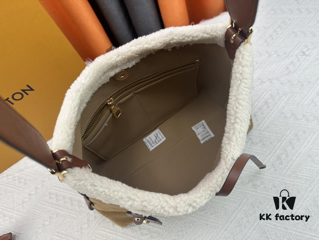 693080f86e68136f4d9a7950 M11843 M46203 (Suede Leather with Digital Perforation Technique) CarryAll Small Bag from LV Ski Collection