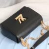 693081d26e68136f4d9a7b07 Top Quality Original LV Latest and Hottest Twist Denim Medium Size Handbag 22260