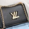 693081d26e68136f4d9a7b08 Top Quality Original LV Latest and Hottest Twist Denim Medium Size Handbag 22260