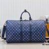 693082206e68136f4d9a7bc8 M11558 41416 41414 Black to Blue Gradient Green Louis Vuitton LV 24FW Monogram New Messenger Bag Montsouris Crossbody Keepall 55 Travel Bag