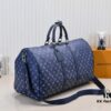 693082206e68136f4d9a7bca M11558 41416 41414 Black to Blue Gradient Green Louis Vuitton LV 24FW Monogram New Messenger Bag Montsouris Crossbody Keepall 55 Travel Bag