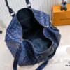 693082246e68136f4d9a7bcf M11558 41416 41414 Black to Blue Gradient Green Louis Vuitton LV 24FW Monogram New Messenger Bag Montsouris Crossbody Keepall 55 Travel Bag