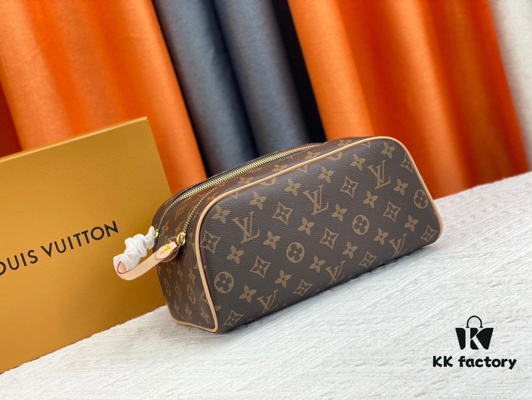 693082326e68136f4d9a7beb Exclusive Louis Vuitton Neymar-Inspired Double Zip Makeup Pouch – Soft Monogram Canvas, Practical Design Loved by Stars