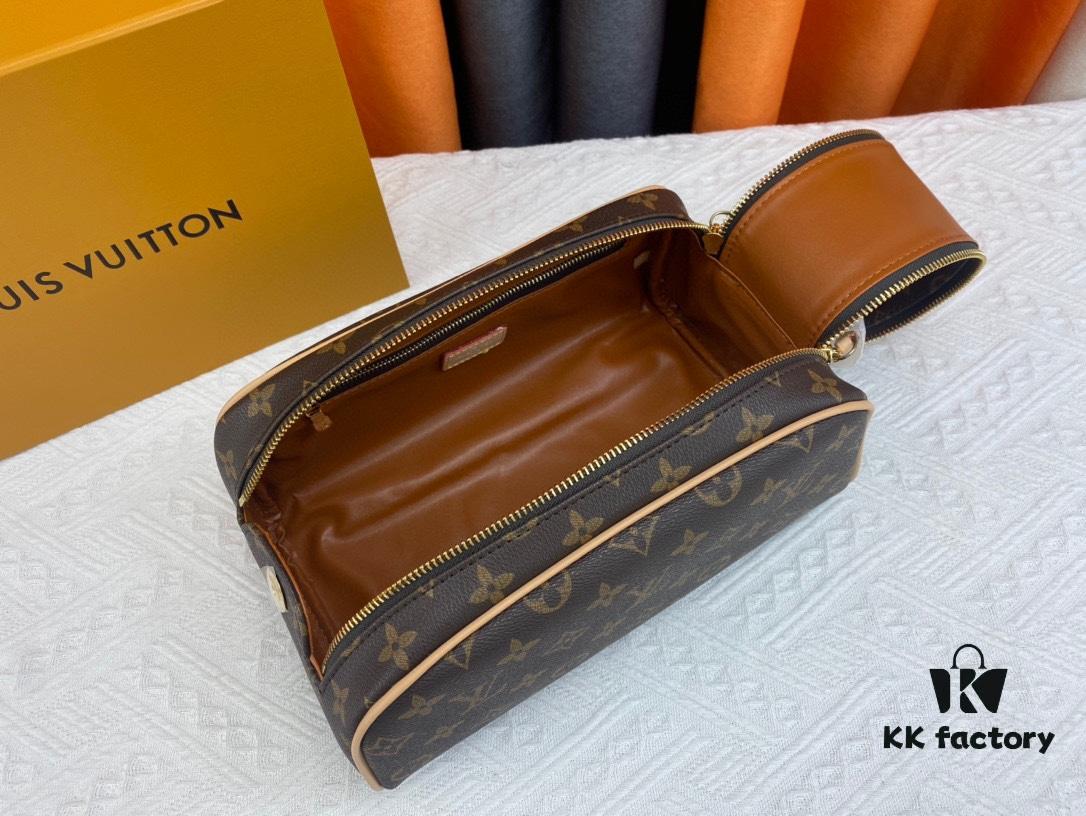 693082346e68136f4d9a7bf4 Exclusive Louis Vuitton Neymar-Inspired Double Zip Makeup Pouch – Soft Monogram Canvas, Practical Design Loved by Stars