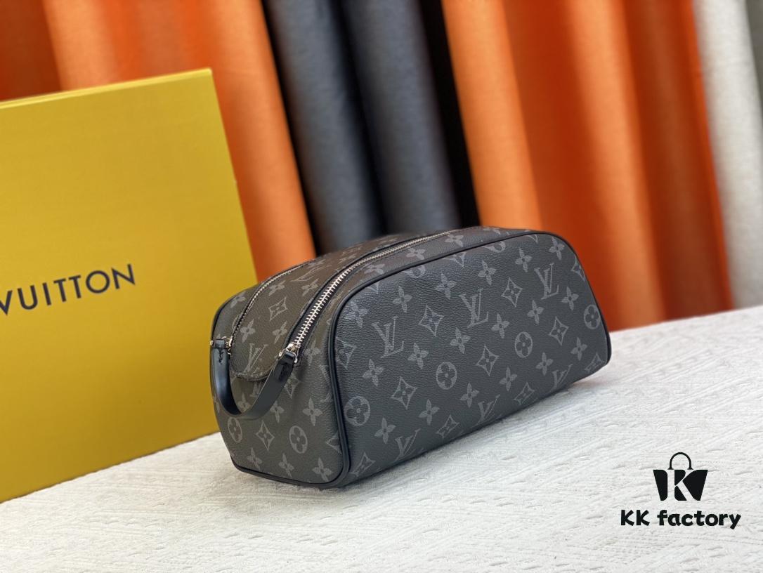 693082396e68136f4d9a7c00 Exclusive Louis Vuitton Neymar-Inspired Dual-Zip Cosmetic Pouch, Favored by Stars, Made of Soft Monogram Canvas
