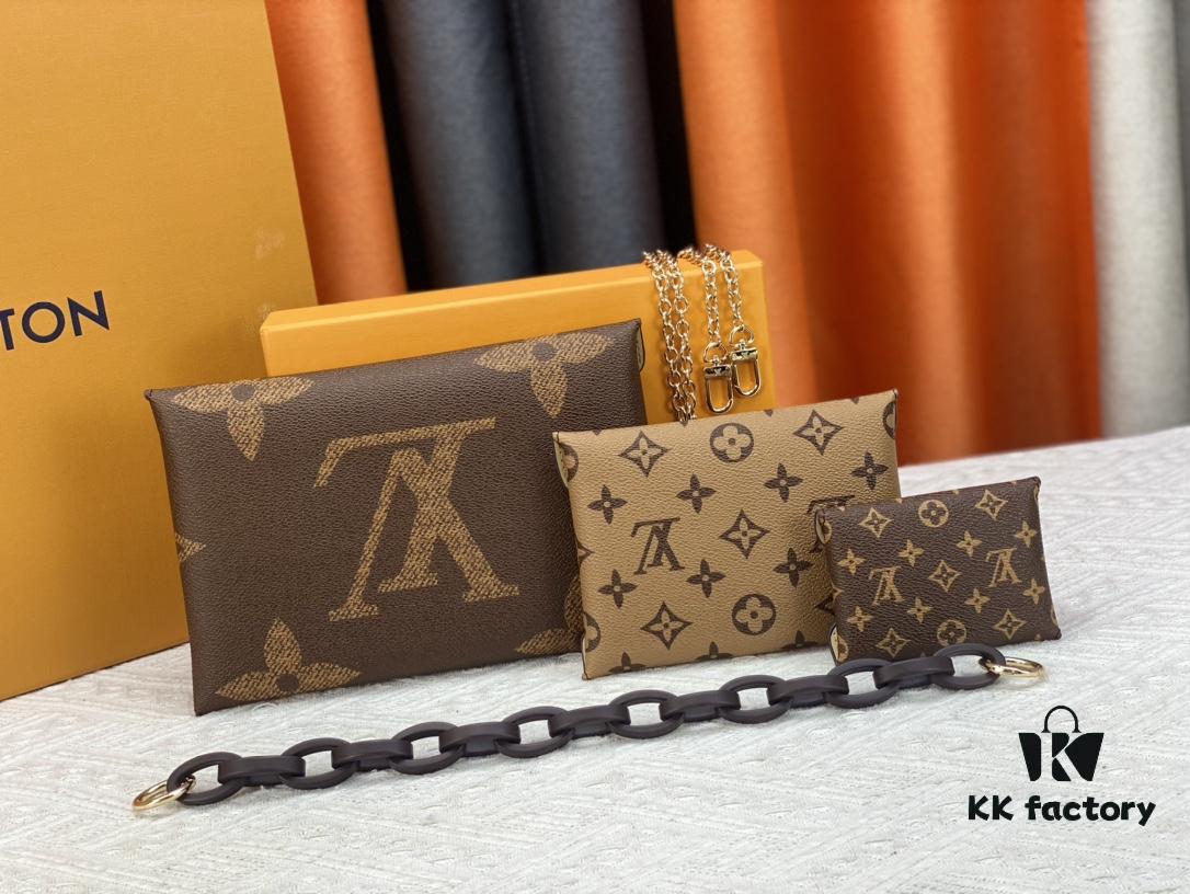 LV New Kirigami Three-Piece Clutch Set M67600 M62034