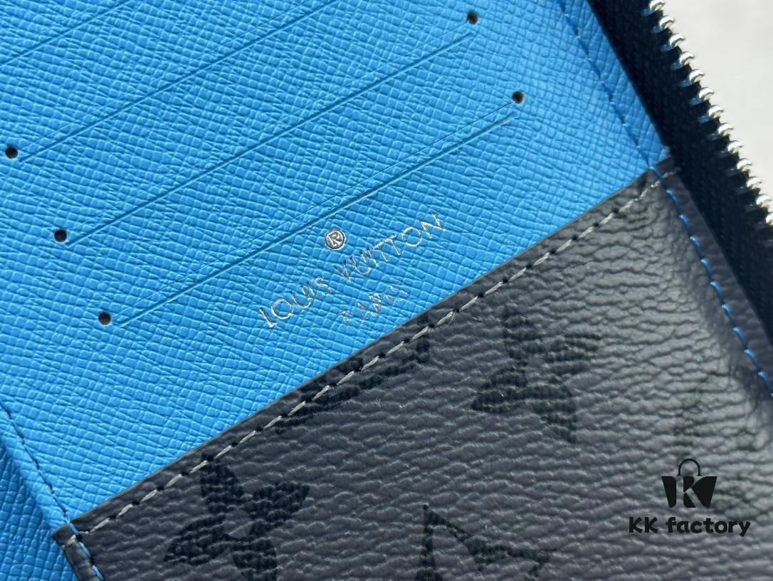 6930825e6e68136f4d9a7c48 LV Wallet Men's Vertical Zip Wallet Made of Durable Damier Graphite Canvas, Elegant and High-Quality, with Multiple Practical Pockets and Compartments to Easily Store Cash, Credit Cards, and Coins, Size: 20×10cm, Model Numbers: M62295/N63095/63548