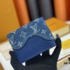 6930826f6e68136f4d9a7c68 LV M81020 Slender Wallet in Black and Blue