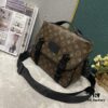 Upgraded M46972 Multicolore, Black Flower LV Trail Messenger Bag