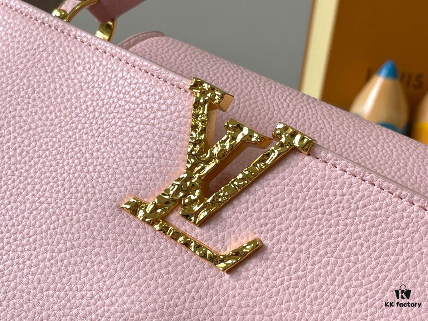 693082b26e68136f4d9a7cd7 Upgraded M24664 Capucines East West Medium Handbag from the LV Crush Collection