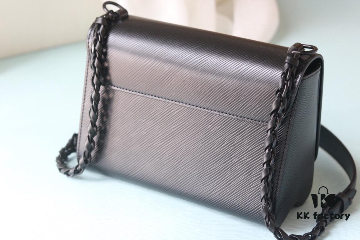 693082c76e68136f4d9a7d00 2024 New Black Warrior Twist Medium Handbag - Epi Grained Leather with LV Twist Lock
