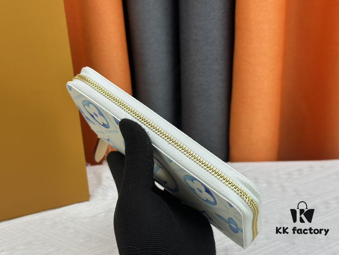 693082f46e68136f4d9a7d5d M11455 Blue Wallet for LV By the Pool Collection