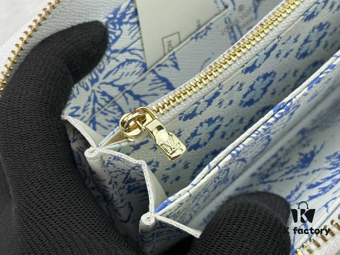 693082f76e68136f4d9a7d64 M11455 Blue Wallet for LV By the Pool Collection