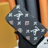 693082fe6e68136f4d9a7d77 Wallet M60017 (80828) Zippy Zipper Wallet, Printed Canvas Edition with Large LV Letters and Monogram Floral Pattern