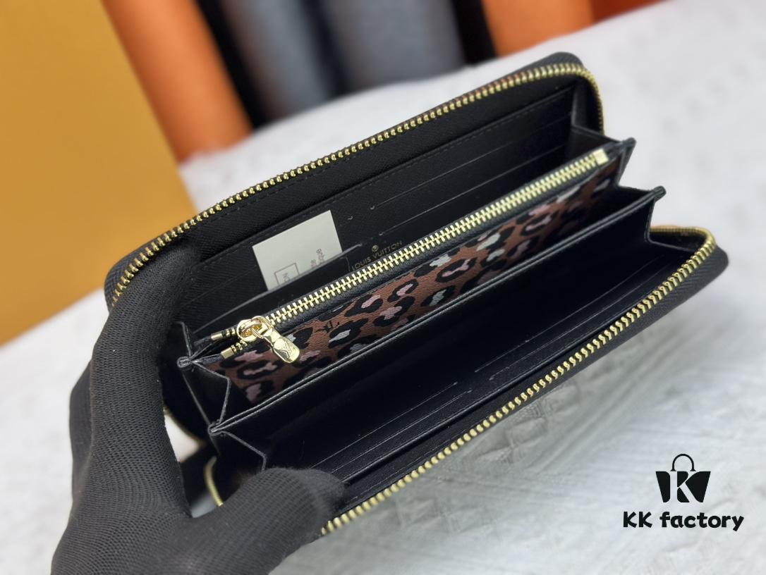 693083016e68136f4d9a7d7e Wallet M60017 (80828) Zippy Zipper Wallet, Printed Canvas Edition with Large LV Letters and Monogram Floral Pattern