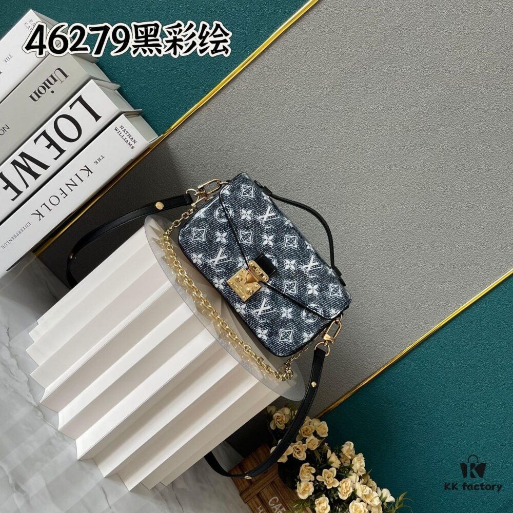 6930830b6e68136f4d9a7d91 Upgraded Version 160 (High-Quality Replica) M12429 M23940 M40749 M46914 M46279 M22834 M46595 LV Messenger Bag Small East West Métis Handbag